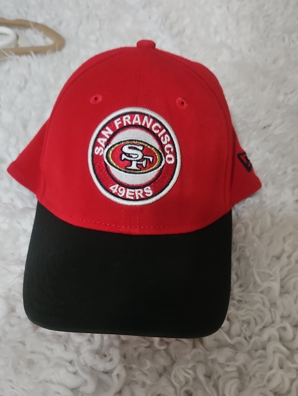 San Francisco 49ers Red & Black Logo Cap